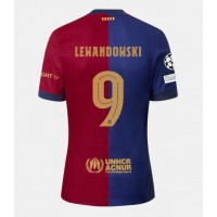 Koszulka piłkarska Barcelona Robert Lewandowski #9 Strój Domowy 2024-25 tanio Krótki Rękaw